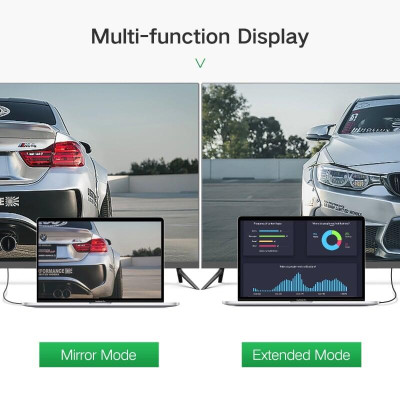 Ugreen UG10120HD103TK 1M màu Đen Cáp tín hiệu HDMI chuẩn 1.4 đầu bẻ góc 90 độ - HÀNG CHÍNH HÃNG