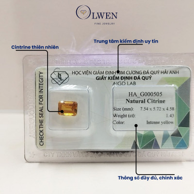 Viên đá thạch anh vàng (Citrine) thiên nhiên_HA-G000505
