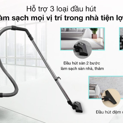 Máy hút bụi công nghiệp Panasonic MC-YL637SN49 - Hàng chính hãng