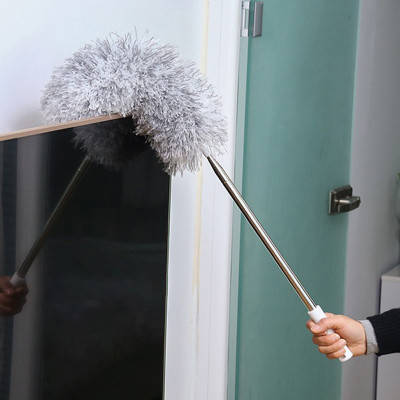 Chổi quét trần cán dài sợi vải siêu nhỏ quét bụi đa năng