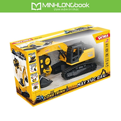 Đồ Chơi DUKA: Xe Công Trình Điều Khiển Từ Xa - Máy Xúc Gàu (DK81266)