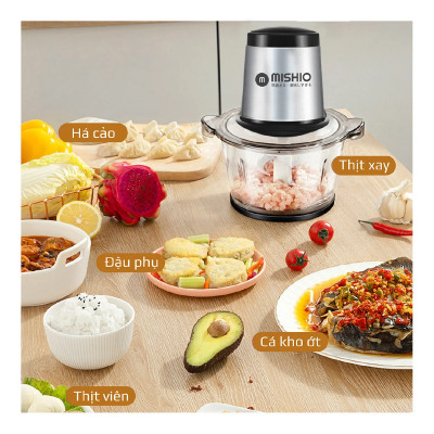 Máy xay thịt đa năng Mishio MK-135 1,8L - Hàng chính hãng