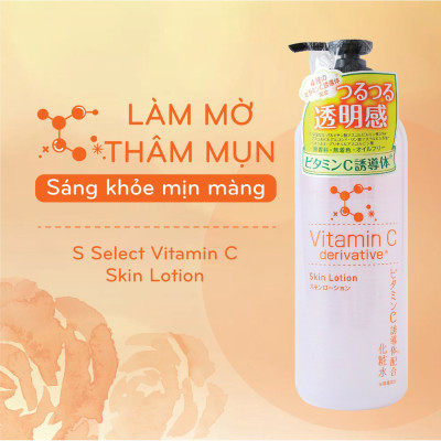 Nước dưỡng da chiết xuất vitamin c s select 500ml/chai