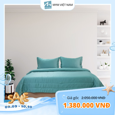 Chăn Chần Gòn Lụa Tencel Cao Cấp Size Từ 1m8x2m Đến 2mx2m2 MYM Màu Trơn Bốn Mùa Thoáng Mát