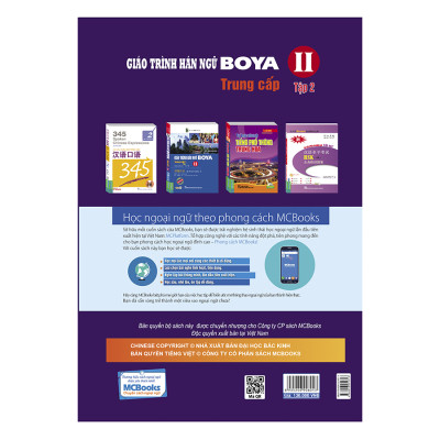 Giáo Trình Hán Ngữ Boya Trung Cấp 2 - Tập 2