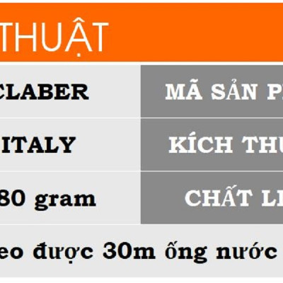 Máng treo ống nước Eco 0 Claber 8866