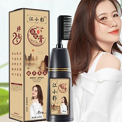 Lược Chải Nhuộm Đen Tóc Thông Minh 220ml  nguyên liệu từ thiên nhiên giúp  tạo màu tóc và dưỡng tóc cực kỳ dễ sử dụng