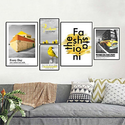 TRANH CANVAS - TRANH TREO TƯỜNG BẮC ÂU - TRANH TREO PHÒNG KHÁCH SANG TRỌNG(TẶNG KÈM ĐINH 3 CHÂN)