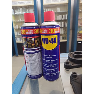 Chai Xịt Bôi trơn Làm Sạch Thẩm Thấu Chống ẩm Multi-Use Product [840241CP/84024CP-WD-40 MUP 412ML AEROSOL BNS E/V 24CT]- hàng chính hãng