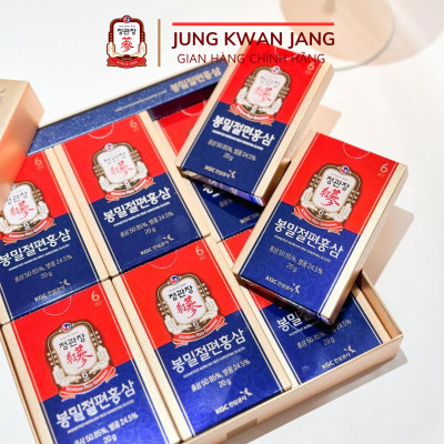 Hồng Sâm Tẩm Mật Ong KGC Jung Kwan Jang 12 Gói