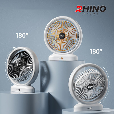Quạt tích điện để bàn văn phòng Rhino F103 gồm 3 mức độ gió