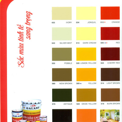 Sơn dầu Galant màu Surf Green 526 _ 0.8L