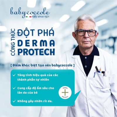Sữa tắm giữ ẩm cho bé Babycoccole 0M+ chiết xuất hoa sen