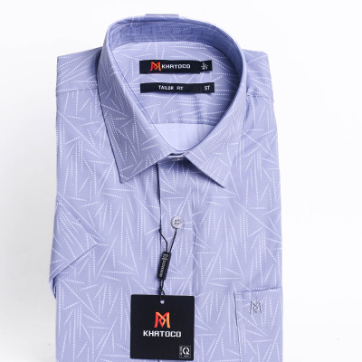 Áo sơ mi Khatoco nam tay ngắn