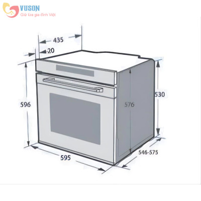 Lò nướng Eurosun EOV75TFT - Hàng chính hãng