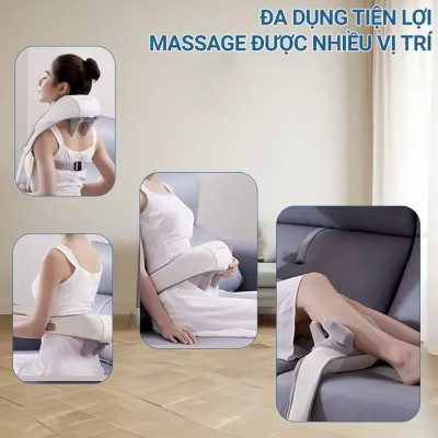 ￼MÁY MASSAGE CỔ VAI GÁY 6D - KỸ THUẬT MASSAGE TRỊ LIỆU SỐ 8 - CẢI THIỆN SỨC KHỎE TỔNG THỂ