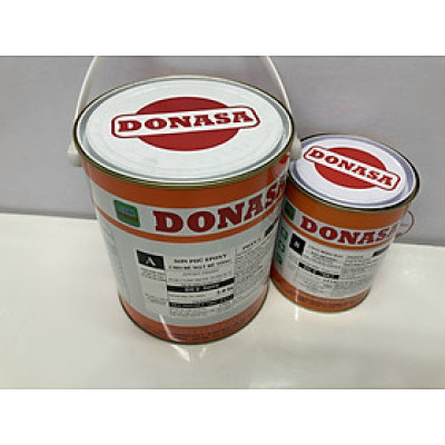 Sơn sàn bê tông Donasa /Floor coating Paint màu cam DEF 2196 3L