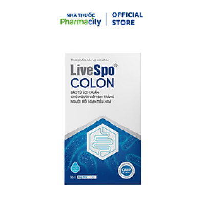 Dung dịch LIVESPO Colon bổ sung men vi sinh cải thiện viêm đại tràng, rối loạn tiêu hóa (15 ống)