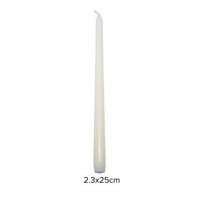 Hộp 6 Nến Thơm Taper Eden Candle FTRAMART EDC2331 (25cm) - Kem