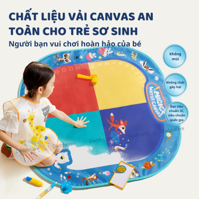 Thảm vẽ tranh nước Mideer Magic Water Doodle Mat tranh tô màu nước ma thuật cho bé
