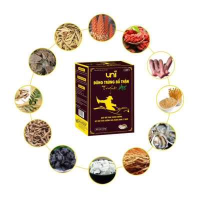 uni đông trùng bổ thận tùng lộc plus ( bổ thận tráng dương, tăng cường khả năng sinh lí ).