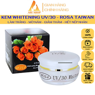Kem ROSA Hoa Hồng Đen UV/30 - WHITENING BEAUTY CREAM (20G)