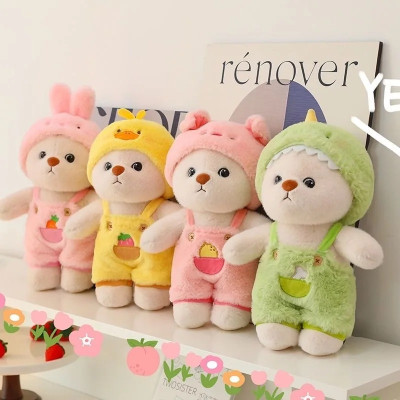 Thú nhồi bông lena cosplay vịt, heo, thỏ, khủng lòng đáng yêu - Size 30cm đến 55cm - Quà tặng gấu bông lena cosplay sễ thương.