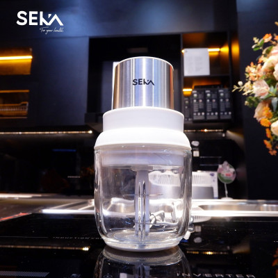 Máy xay thịt đa năng SEKA SK2287, 2 cối thủy tinh, thiết kế 4 - 6 lưỡi dao sắc bén, Công suất mạnh 500W hàng nhập khẩu