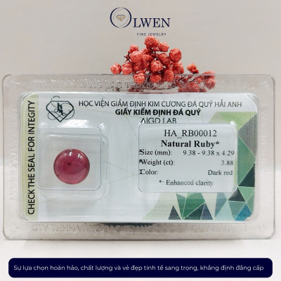Viên đá Ruby thiên nhiên_HA-RB00012