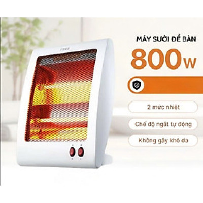 Máy sưởi nhập khẩu quạt sưởi ấm mini Văn Phòng Quạt Sưởi Ấm Làm Nóng Nhanh An Toàn Nhỏ Gọn Tiện Lợi Tự Động Ngắt Khi Đổ Hoặc Nghiêng Quạt - Hàng nhập khẩu