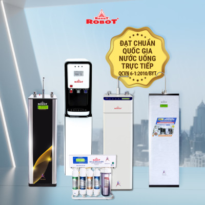 MÁY LỌC NƯỚC ROBOT SPRING PRO 9G-UR Công Nghê Lọc RO + UF - Hàng Chính Hãng