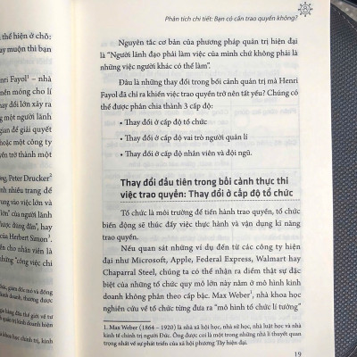 Sách: Quản Lí Giỏi Phải Biết Trao Quyền