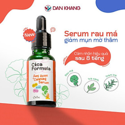 Serum rau má giảm mụn Oribe dịu nhẹ giúp mờ thâm phục hồi da hỗ trợ kiềm dầu 20ml