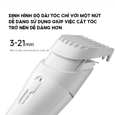 Tông đơ cắt tóc Enchen Boost 2 đâu cắt gốm 2 chế độ cạo, độ ồn thấp, pin đến 120 phút - Hàng chính hãng
