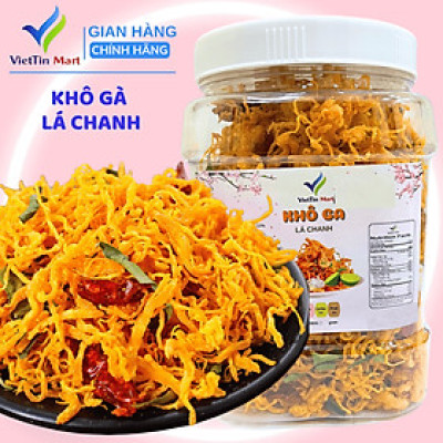 500G KHÔ GÀ XÉ LÁ CHANH VIETTINMART