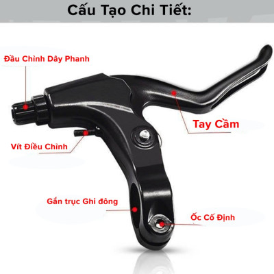 Cặp Tay phanh Xe đạp dododios Nhôm hợp kim chắc chắn
