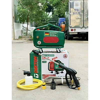 Máy Rửa Xe Chỉnh Áp 3000 W Dekton DK-CWR3000F, Công Suất 3000W - Có Chỉnh Áp - Dây dài 12m-Bảo Hành chính hãƞg.