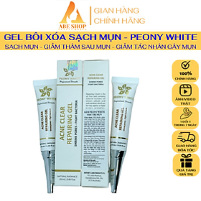 Kem Mụn PEONY WHITE 20ml - Hết Mụn - Đẩy Lùi Các Yếu Tố Gây MỤN - Giảm Thâm Sau MỤN