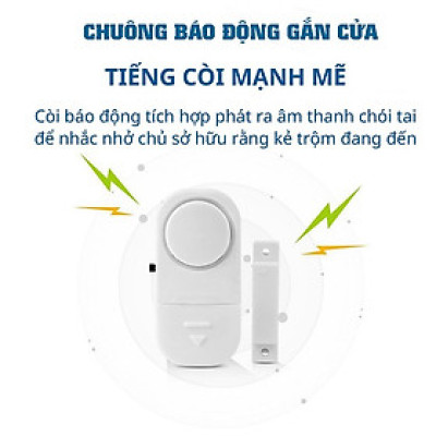 Chuông Báo Động cửa nhà nhỏ gọn, tiện dụng - Hàng chính hãng