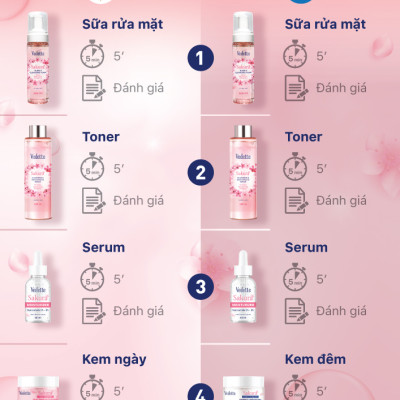 Toner Nước cân bằng dịu nhẹ Vedette hương Hoa Anh Đào 280ml (TPMA293)