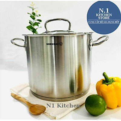 Nồi inox cao cấp Korkmaz Proline 9 lít thân cao - A1166 - Hàng Chính Hãng