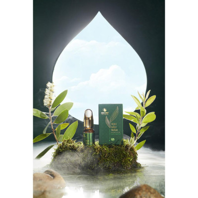 Tinh dầu Tràm Huế nguyên chất CAO CẤP Hoa Nén 10ml - Chuẩn VietGAP - Chăm sóc sức khỏe mẹ và bé