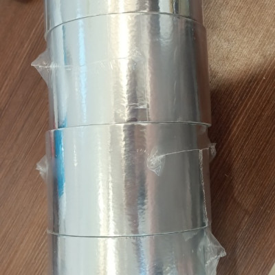 Băng keo bạc màng PET 48x50 băng keo bạc siêu dai dán ống gió