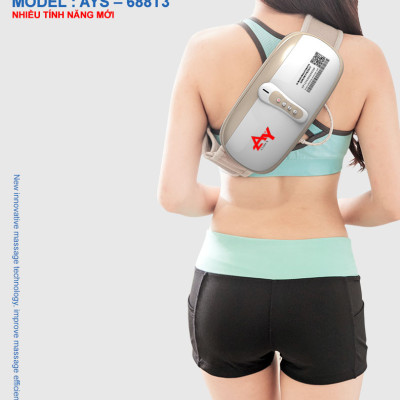 Chính Hãng Ayosun - Đai massage bụng Ayosun Rung Quay Nhào Mạnh Mẽ