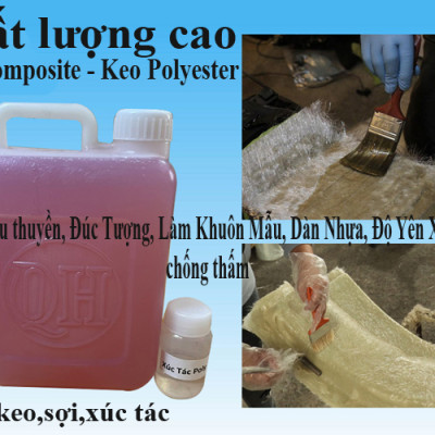 Vật Liệu Composite Chống Thấm - Nhựa Polyester - Sợi Thủy Tinh