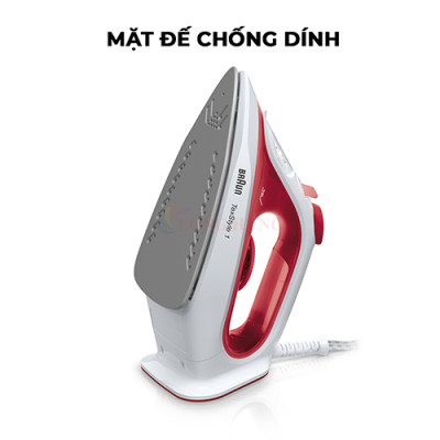 Bàn ủi hơi nước Braun SI1019RD - Hàng chính hãng