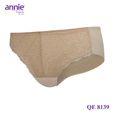 Quần lót nữ annie cao cấp QE 8139 phối ren, lưng vừa, không lộ viền