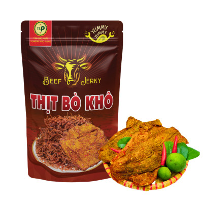 Khô Bò Miếng Tân Lộc Phát Túi 50g Ăn Vặt Yêu Thích