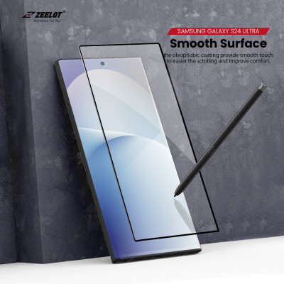 Kính cường lực Zeelot LOCA SOLIDSLEEK cho Samsung Galaxy S24 Ultra/ S24 Plus/ S24 trong suốt/ chống nhìn trộm_ Hàng Chính Hãng