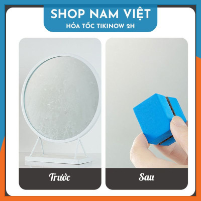 Miếng Bọt Biển Lau Kính, Tẩy Sạch Cặn Canxi Trên Đồ Inox